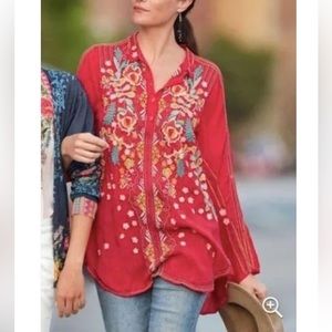 Johnny Was Lyndsey Embroidered Tunic
